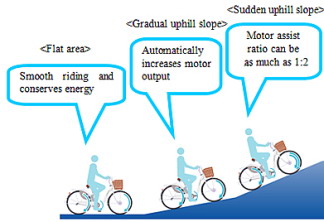 อ้างอิงจาก http://www.cyclelicio.us/2009/09/sanyo-eneloop-electric-bicycle.html