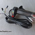 คันเร่งแบบบิดเต็มมือ อย่างดี มีวัดไฟ 24 - 48V  (มีสวิทช์ปิด/เปิดกล่องควบคุม)