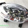 ไฟหน้า LED Super Bright 8mm X 4 พร้อมไฟโชว์แบตและแตร 24/36/48V  